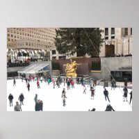 Rockefeller Centre Ice Skating Rink NYC Photograph
