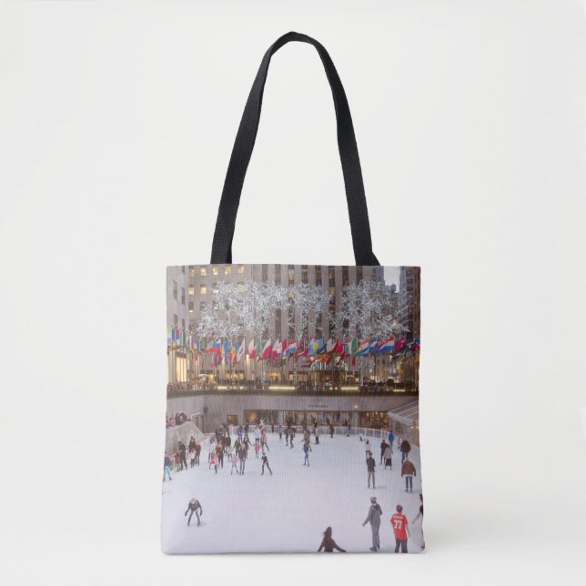 Rockefeller Centre Ice Skating Tote (Front)