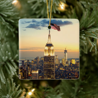 Rockefeller Centre Manhattan New York City Ceramic Ceramic Ornament