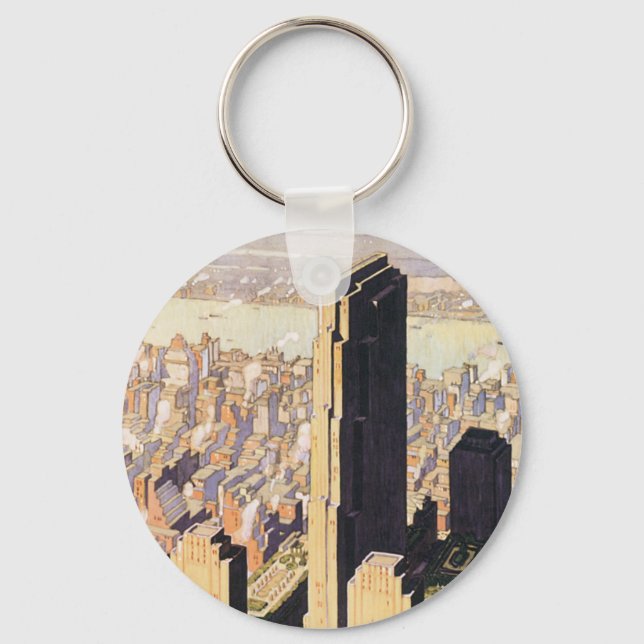 Rockefeller Centre New York Key Ring (Front)