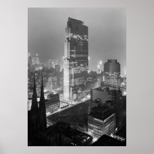 Rockefeller Centre New york NY 1933 Poster (Front)