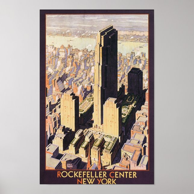 Rockefeller Centre New York Poster (Front)