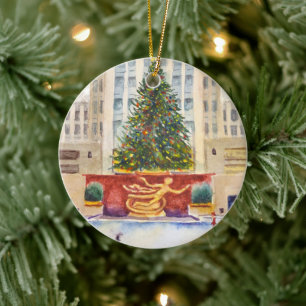 Rockefeller Centre Plaza Christmas Tree Ornament