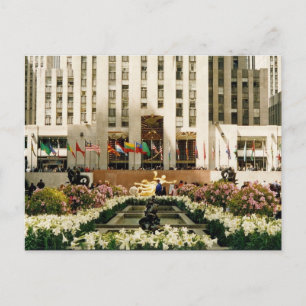 rockefeller centre postcard
