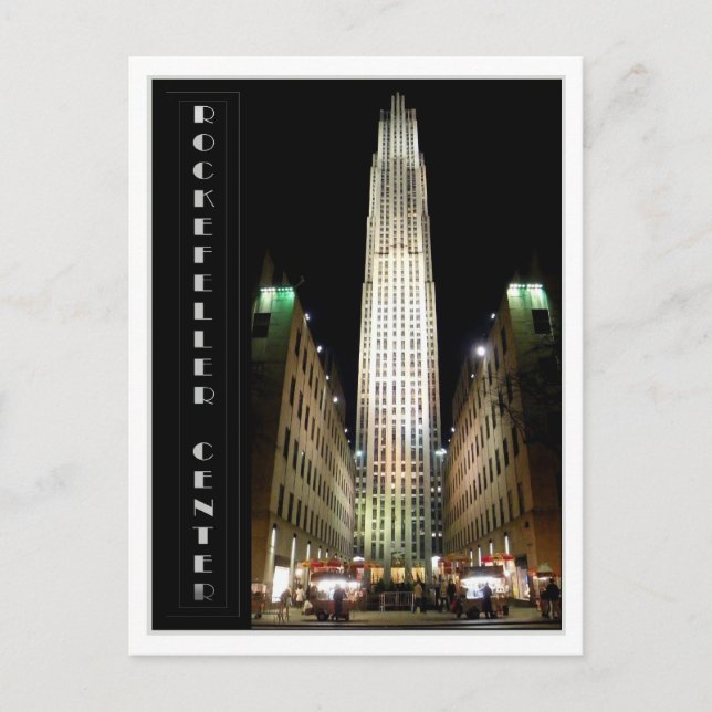 Rockefeller Centre Postcard (Front)