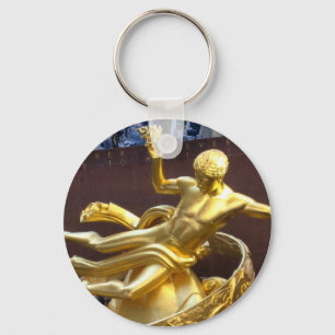 Rockefeller Centre Prometheus Statue Key Ring