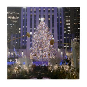 Rockefeller Centre's Angels & Christmas - Ceramic Tile