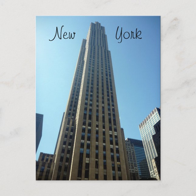 rockefeller n y postcard (Front)