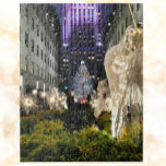 Rockefeller Plaza Christmas NYC Jigsaw Puzzle<br><div class="desc">This wonderful Christmas scene in Rockefeller Plaza seems far away today but it will be your own to enjoy when completed. Size: 11" x 14" Puzzle with Gift Box, 252 Pieces. This jigsaw puzzle not only provides entertainment but also is a beautiful keepsake that can be enjoyed over and over...</div>