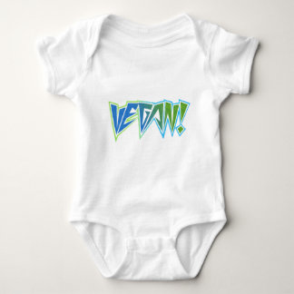 Rocker Blue Vegan Baby Bodysuit