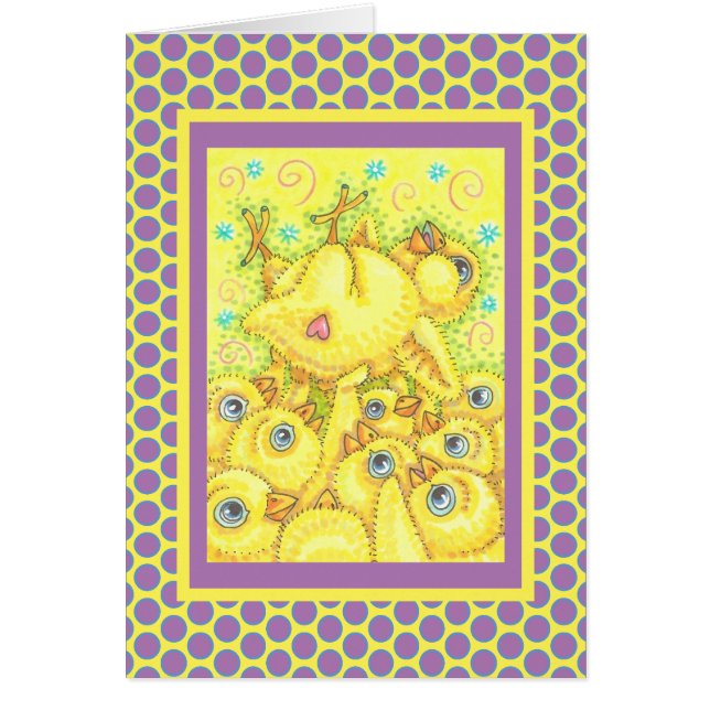 ROCKER CHICK, EASTER MOSH PIT NOTE GREETING CARD V (Front)
