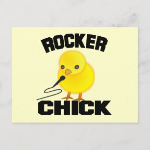 Rocker Chick Postcard