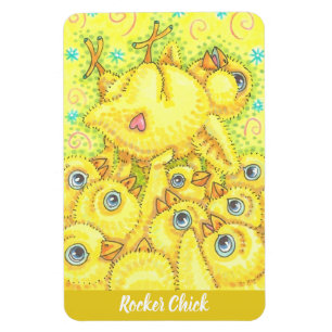 ROCKER CHICK SPRING MOSH PIT MAGNET Customise