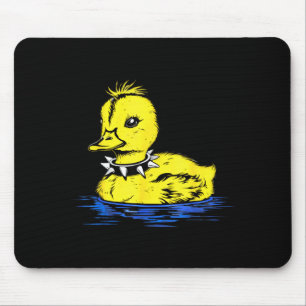Rocker duck punk metal rock and roll music toddler mouse pad