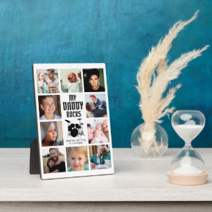 Rocker Father   My Daddy Rocks Photo Plaque