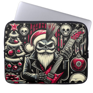 Rocker father xmas laptop sleeve