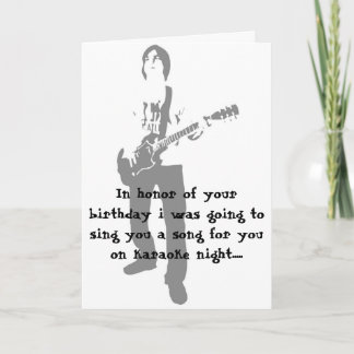 rocker, In honor of your birthday i was going t... Card