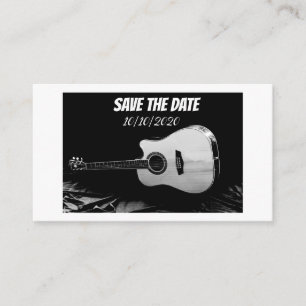 ROCKER SAVE THE DATE ENCLOSURE CARD