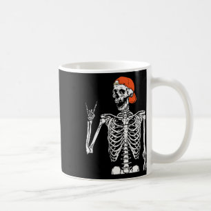 Rocker Skeleton Hand Rock On Costume Funny Hallowe Coffee Mug