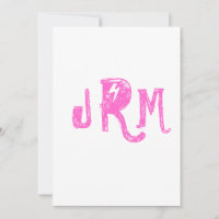 ROCKER wedding invite