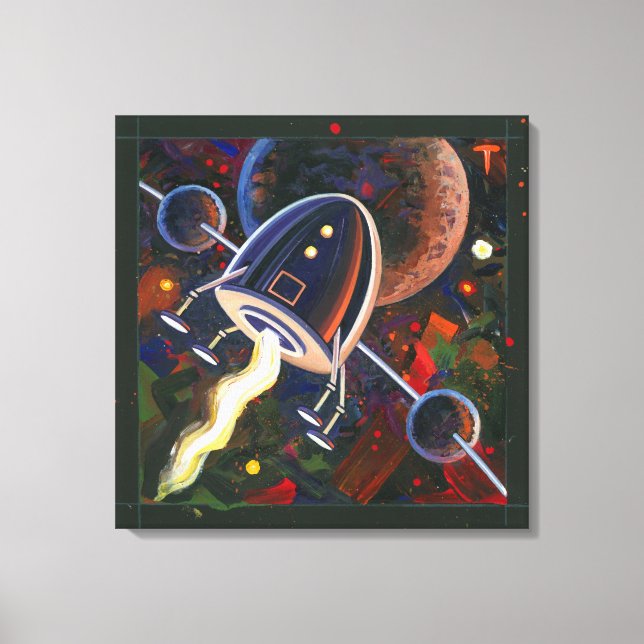 Rocket #76 canvas print (Front)