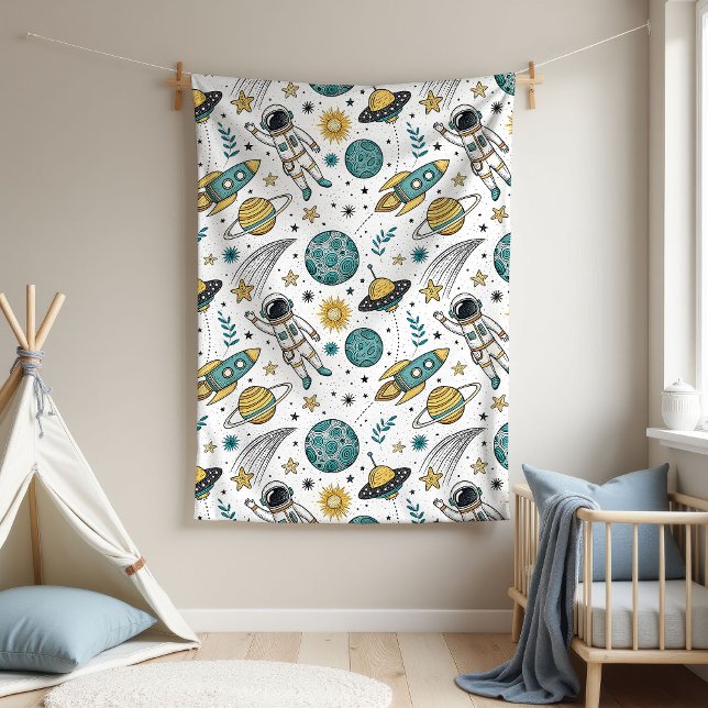 Rocket Adventure Blanket Space Gift for Newborn (Rocket Adventure Blanket Space Gift for Newborn)