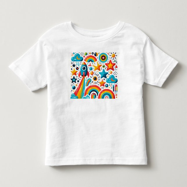 Rocket Adventure Toddler T-Shirt (Front)