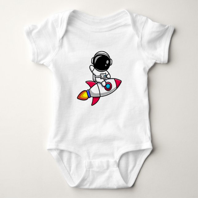 Rocket Baby! Baby Bodysuit (Front)