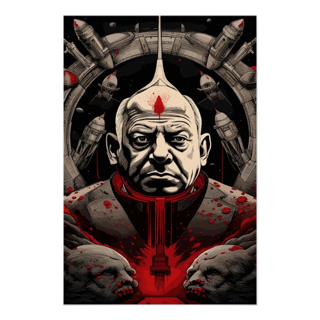Rocket Benjamin Netanyahu Poster (Front)