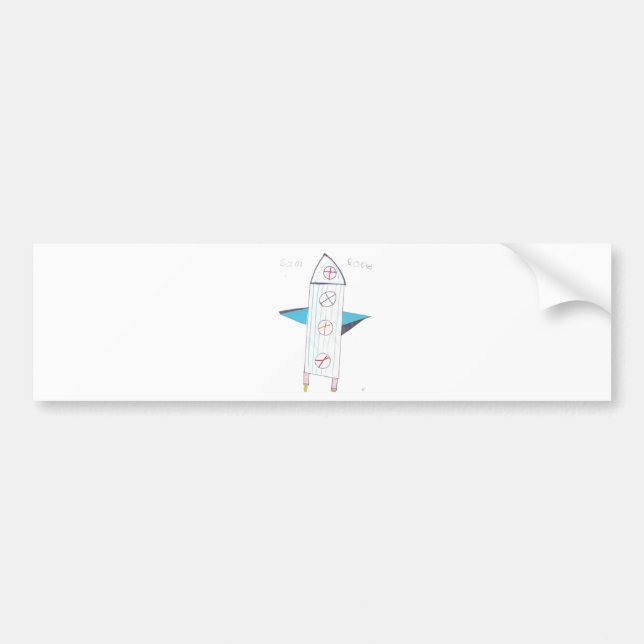 ROCKET BUMPER STICKER (Front)