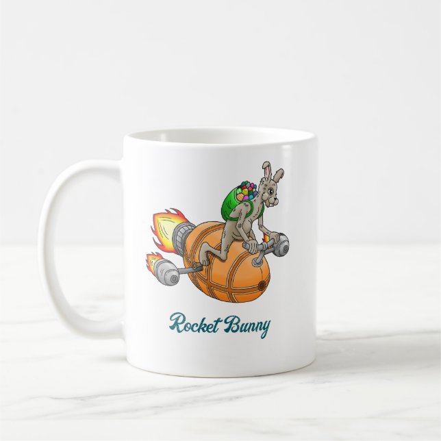 Rocket Bunny Coffee Mug (Left)