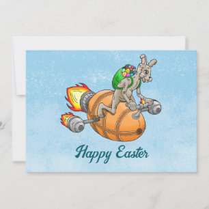 Rocket Bunny Holiday Card