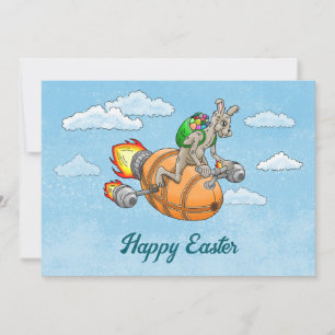 Rocket Bunny Holiday Card
