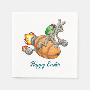 Rocket Bunny's Easter Napkin