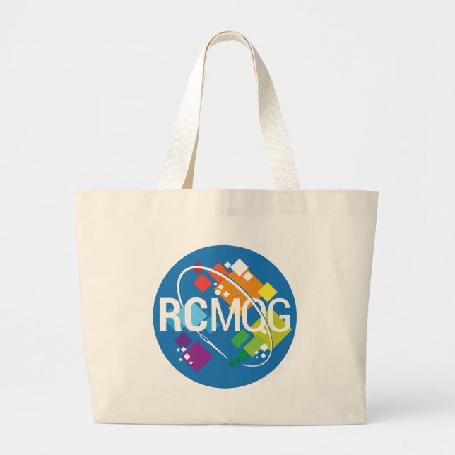 Rocket City Modern Quilt Guild Logo Large Tote Bag (Front)
