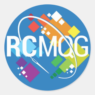 Rocket City Modern Quilt Guild Logo Stickers (L)