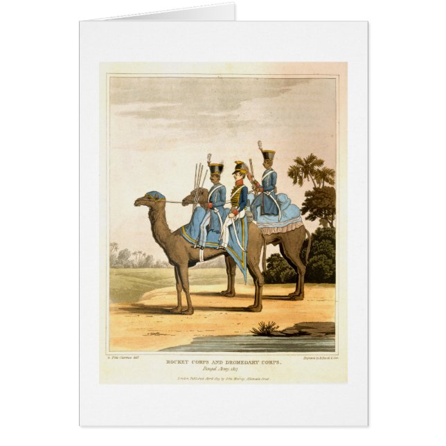 Rocket Corps and Dromedary Corps, Bengal Army 1817 (Front)