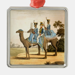 Rocket Corps and Dromedary Corps, Bengal Army 1817 Metal Tree Decoration