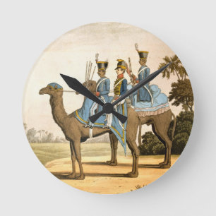 Rocket Corps and Dromedary Corps, Bengal Army 1817 Round Clock