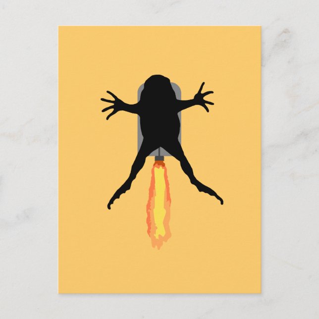 Rocket Frog Postcard (Front)