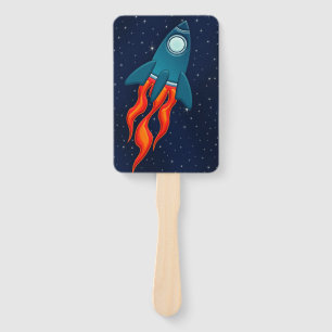 Rocket hand fan