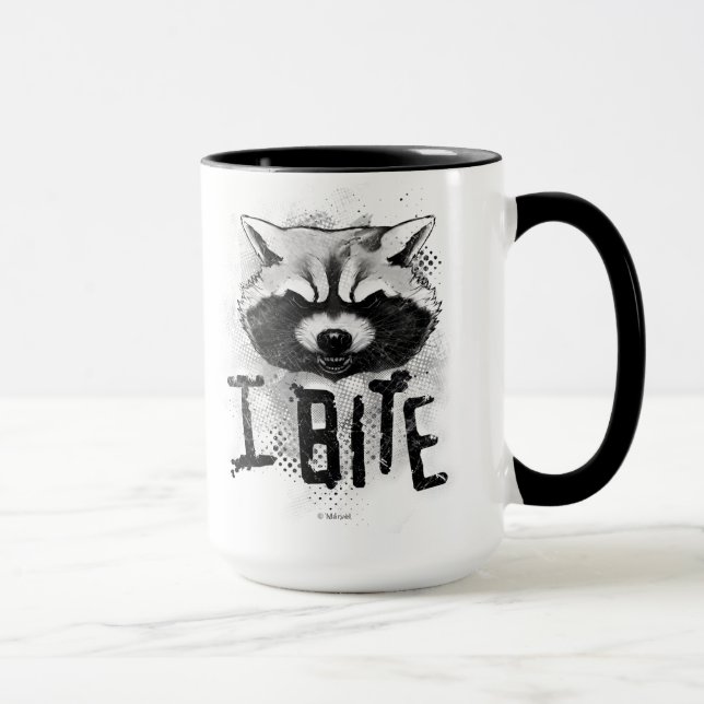 Rocket: I Bite Mug (Right)