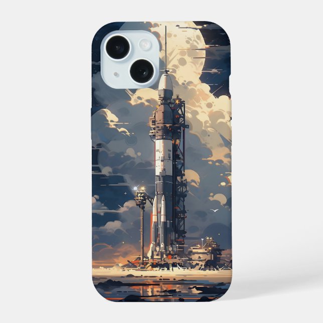 Rocket iPhone 15 Case (Back)