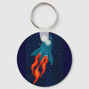 Rocket Key Ring