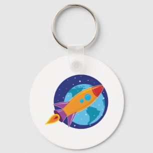 Rocket Key Ring