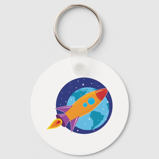 Rocket Key Ring (Front)