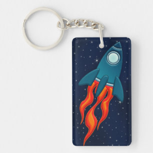 Rocket   key ring