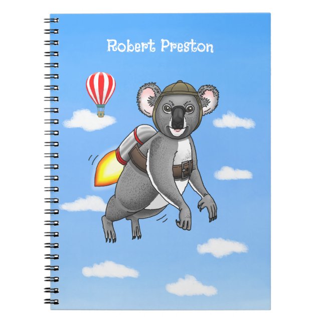 Rocket Koala Notebook (Front)