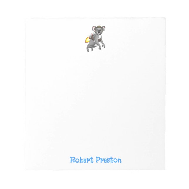 Rocket Koala Notepad (Front)