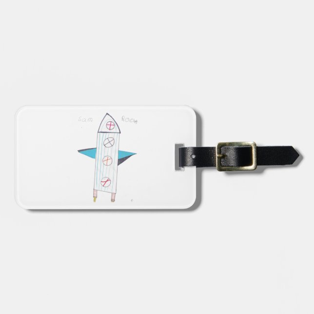 ROCKET LUGGAGE TAG (Front Horizontal)